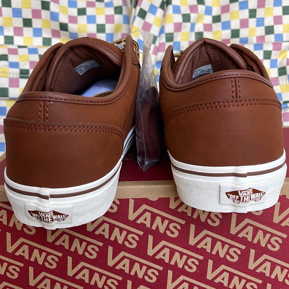 Vans Men’s Atwood (Leather)Brown/Marshmallow VN0A327LLYV Sneakers - Picture 16 of 16